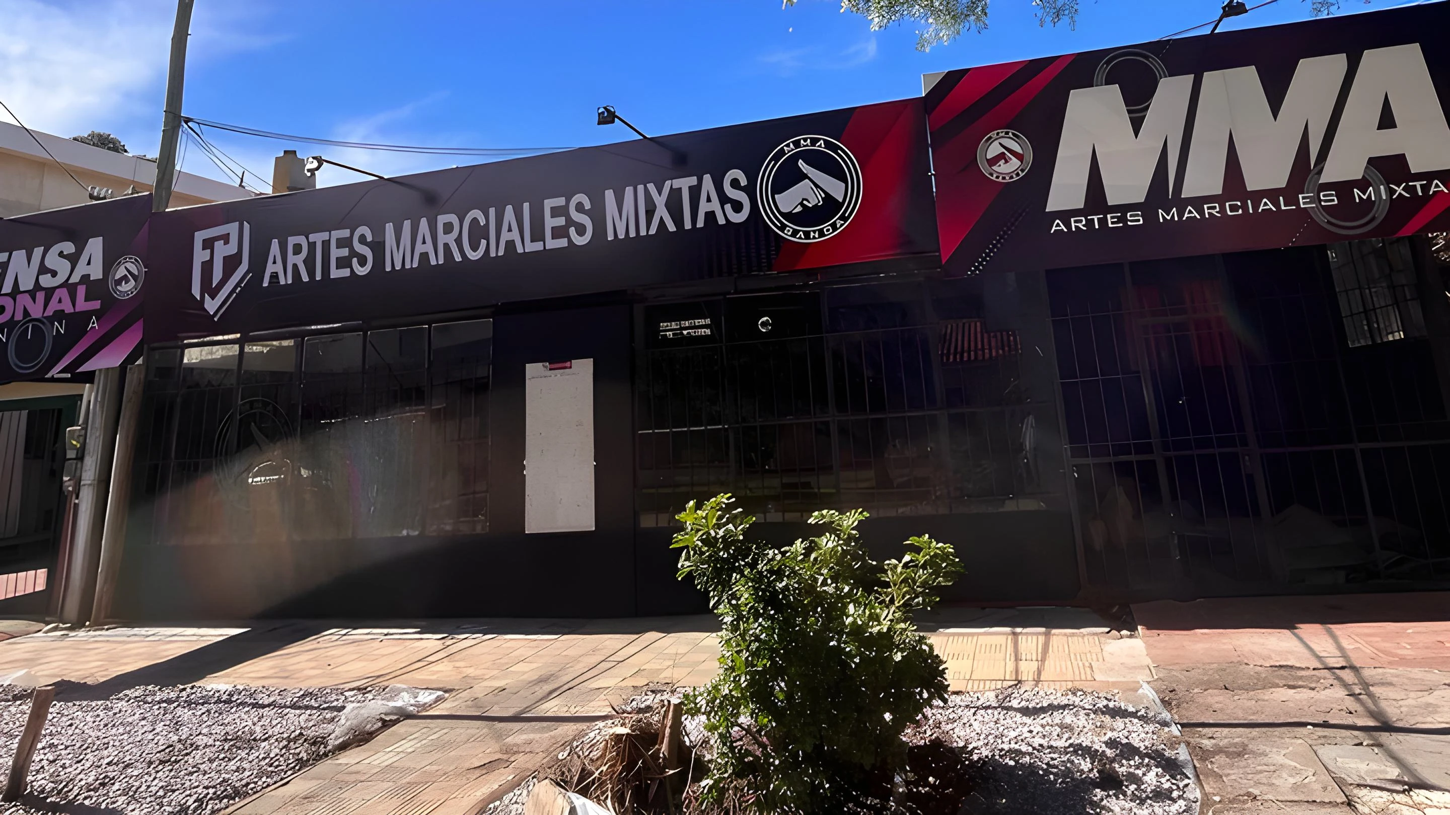 Entrenamiento de Sanda al aire libre, demostrando versatilidad en diferentes entornos